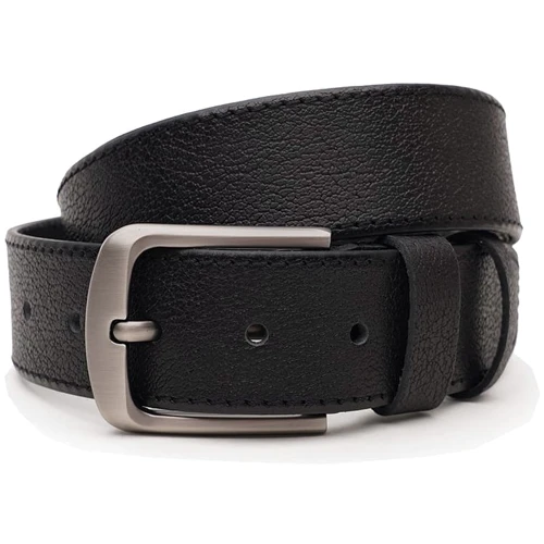 Мужской ремень Borsa Leather черный (V1125DPL05-black)