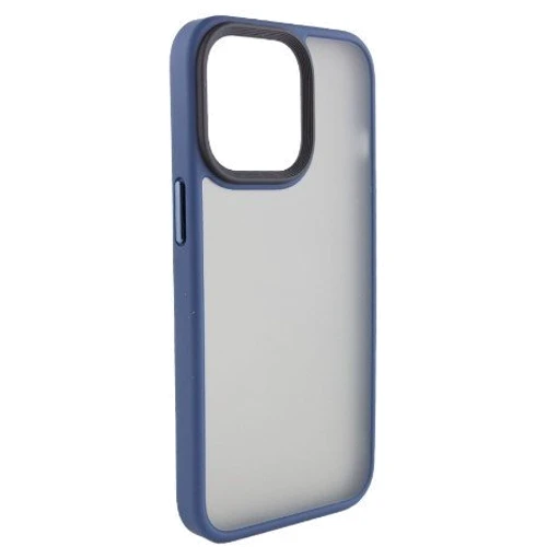 Чехол для iPhone Mobile Case TPU+PC Metal Buttons Blue for iPhone 14 Plus: Цвет синий