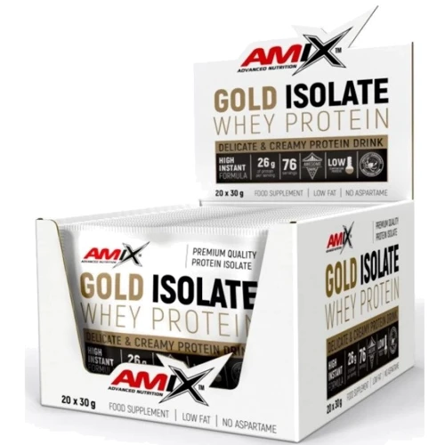 Протеин AMIX Gold Isolate Whey Protein 30 g / 20 servings / Vanilla