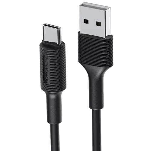 Кабель Borofone USB Cable to USB-C EzSync 1m Black (BX1)