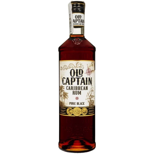 Ром Old Captain Rum Pure black 40% 0.7 л (FSH_8711114990706)