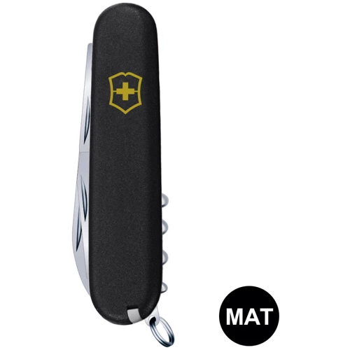 Мультитул Victorinox CLIMBER MAT черный матовый лак с желт. лого (Vx13703.3_M0008p): Количество функций 14