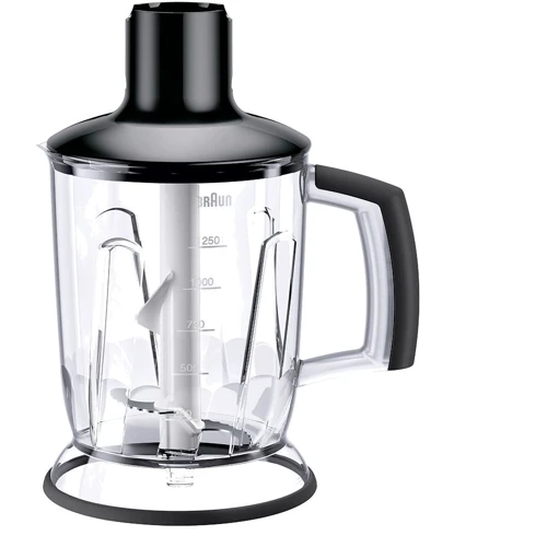 Блендер Braun MQ 7045 X BK: Материал насадок нержавеющая сталь