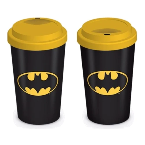 Эко кружка для путешествий (с крышкой) Pyramid International Batman (Logo) (MGT23339-MD-15)