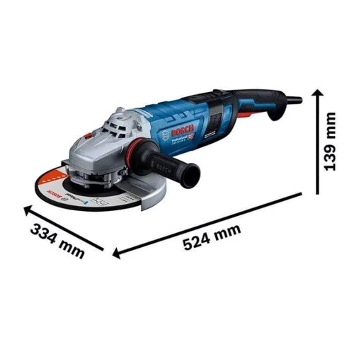 Болгарка (угловая шлифмашина) Bosch GWS 30-230 B (06018G1000): Потребляемая мощность 2800 Вт