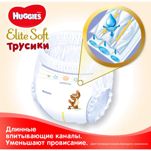 Подгузники Huggies Pants Elite Soft 6 Giga 38 шт фото 9