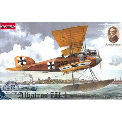 Модель Roden Германский гидросамолет Albatros W.4 (ранний выпуск) (RN028)