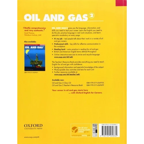Oxford English for Careers: Oil and Gas 2: Student's Book: Производитель Oxford University Press (OUP)