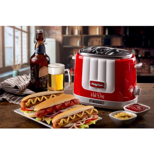 Ariete 0206 HOT DOG Red: Количество отделений / кусочков 2 / 4