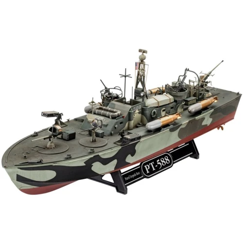 Сборная модель-копия Revell Катер Patrol Torpedo Boat PT-579/PT-588 Уровень 4 (RVL-05165)