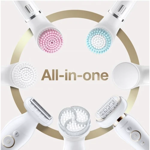 Эпилятор Braun Silk-epil 9 Flex Beauty Set SES 9100 3D: Цвет белый