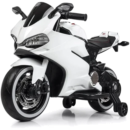 Детский электромотоцикл Bambi Racer Ducati белый (M 4104EL-1)