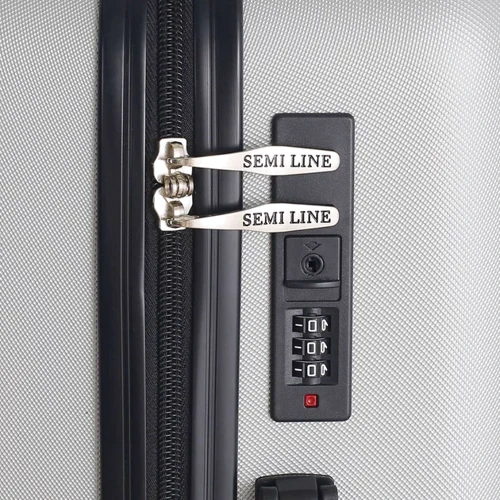 Чемодан Semi Line 20" (S) Light Grey (T5762-2): Материал Пластик