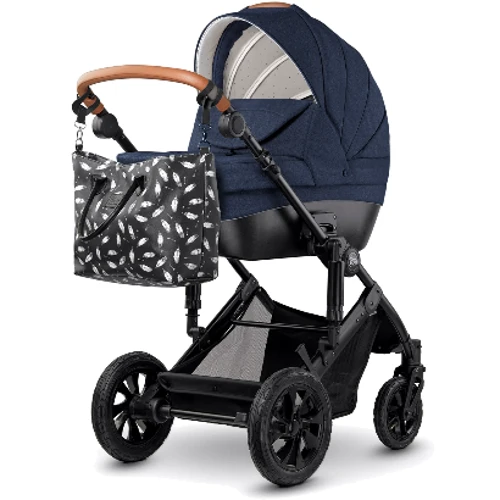 Универсальная коляска 2 в 1 Kinderkraft Prime Navy + MommyBag (KKWPRIMNAVY200): Количество блоков 1