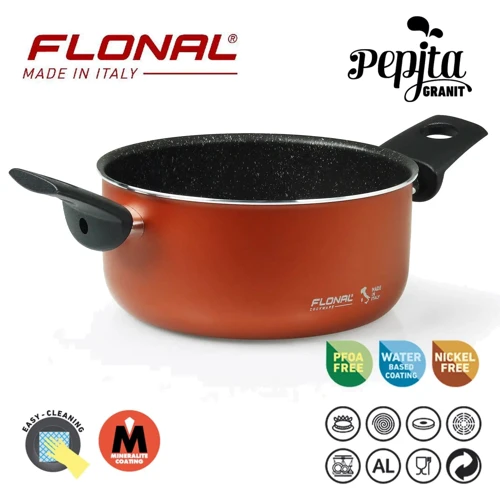 Кастрюля Flonal Pepita Granit 2.5 л (PGFC22050): Объем, л 2.5