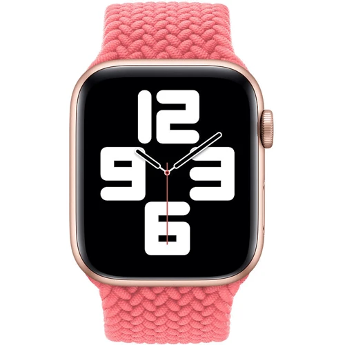 Аксесуар для Watch Apple Braided Solo Loop Pink Punch Size 8 (MY7V2) for Apple Watch 42 / 44mm: Сумісність Apple Watch 49mm, Apple Watch 44mm, Apple Watch 42mm, Apple Watch 45mm