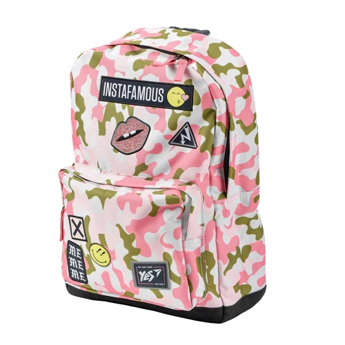 Рюкзак молодежный YES T-67 Smiley World Military girl (558280)