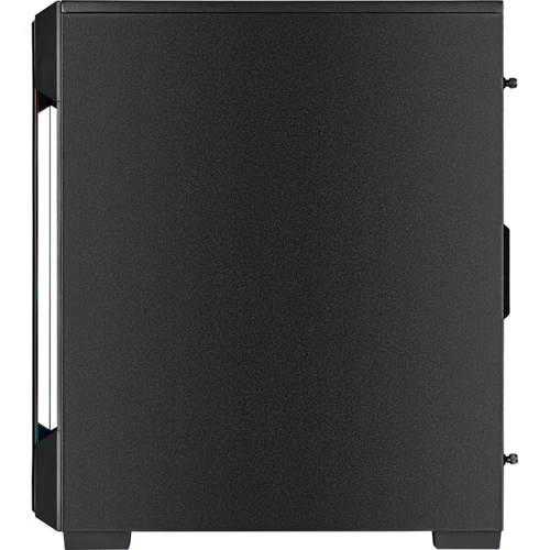 Корпус Corsair 220T RGB Black (CC-9011190-WW): Материал передней панели закаленное стекло, сталь