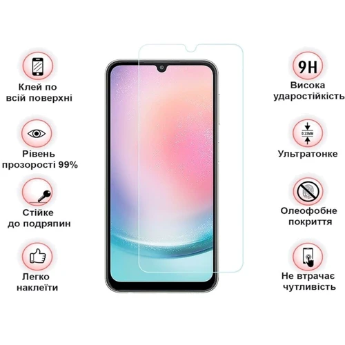 Аксесуар для смартфона BeCover Tempered Glass 3D Crystal Clear Samsung A145 Galaxy A14 4G/A146 Galaxy A14 5G (709260): Тип защитное стекло