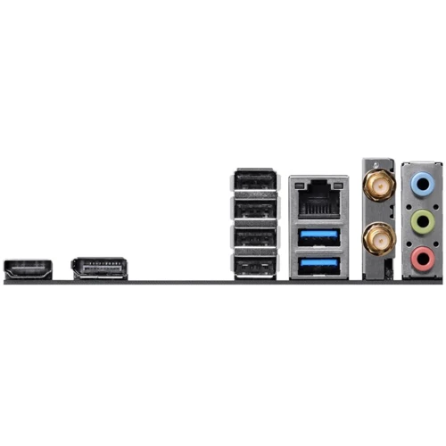 ASRock H610M-ITX/eDP: Разъемы на задней панели USB 3.2 Gen 1, USB 2.0, Ethernet RJ-45, DisplayPort, HDMI