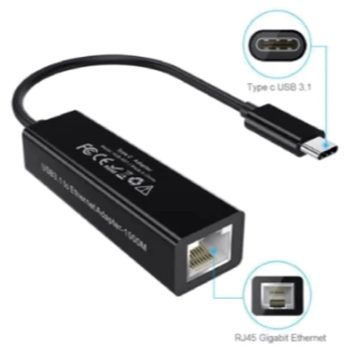 Адаптер Choetech Adapter USB-C to Gigabit Ethernet (HUB-R01): Інтерфейс підключення USB-C