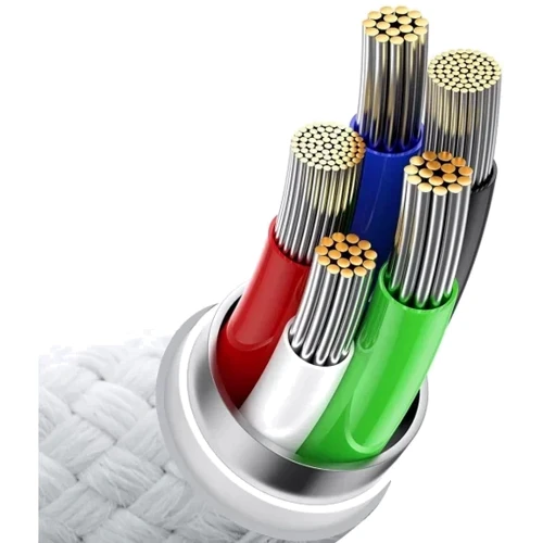 Кабель Baseus Cable USB-C to Lightning Glimmer Series Fast Charging Data 1m White (CADH000002) фото 3