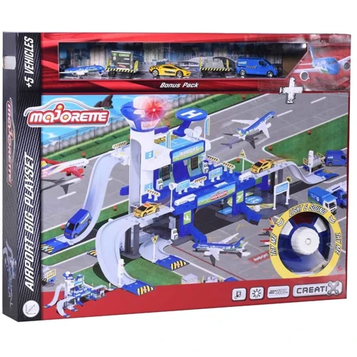 Игровой набор Majorette Креатикс Аэропорт с 5 машинками (2050018)
