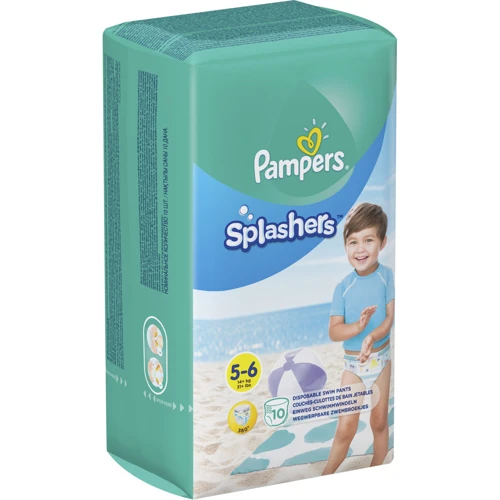 Подгузники Pampers для плавания Splashers Размер 5-6 (14+ кг) 10 шт (8001090728951) фото 6
