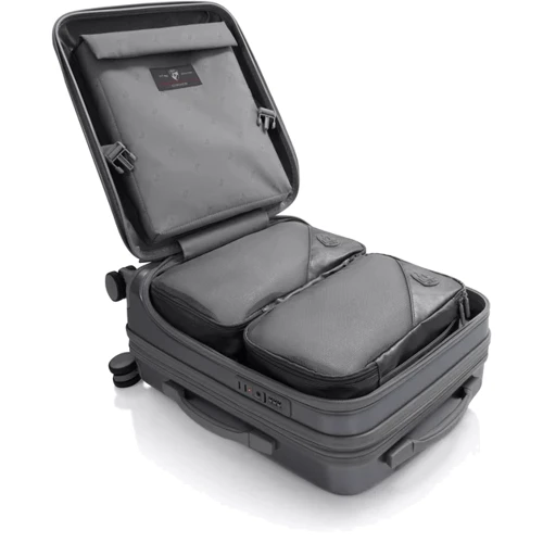 Валіза Heys EZ Fashion (S) Charcoal (10162-0047-21)/(10162-0047-S3): Тип ручки Телескопическая ручка, Короткая ручка
