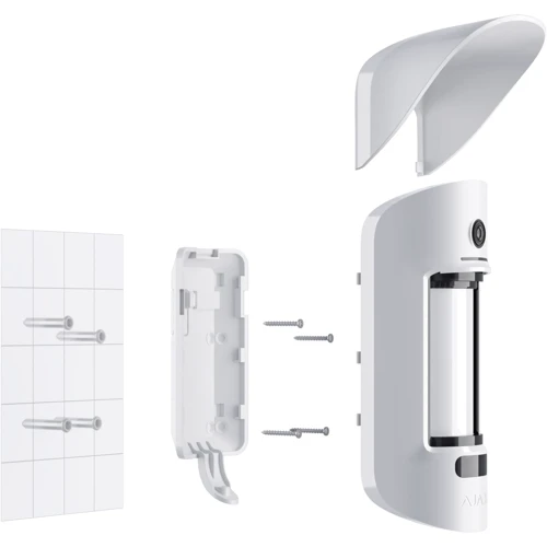 Датчик движения с фотокамерой Ajax MotionCam Outdoor PhOD Jeweller White фото 4