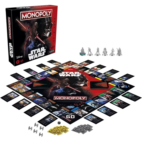 Настільна гра Hasbro Monopoly: Star Wars Dark Side EN Англійською мовою: Вік от 8-ми лет