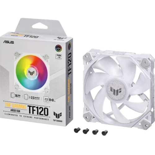Кулер ASUS TUF Gaming TF120 ARGB White (90DA0033-B09000) фото 9