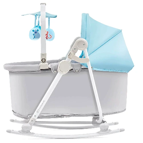 Шезлонг-гойдалка 5 в 1 Kinderkraft Unimo Light Blue (KKBUNIMLIBL000): Вік з народження