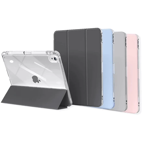 Аксессуар для iPad Comma Joy PU Case with Pen Holder Blue for iPad 10.9 (2022 / 2024) / iPad 11 2025: Цвет голубой