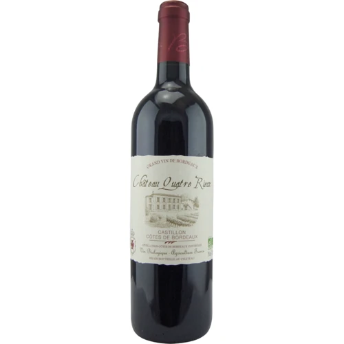 Вино Chateau Quatre Rieux красное сухое 0.75 л (BWT2201)