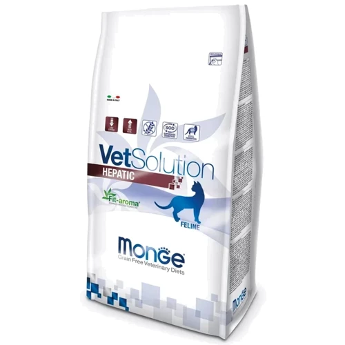 Сухой корм для кошек Monge VetSolution Cat Hepatic при заболеваниях печени 400 г (8009470081672)