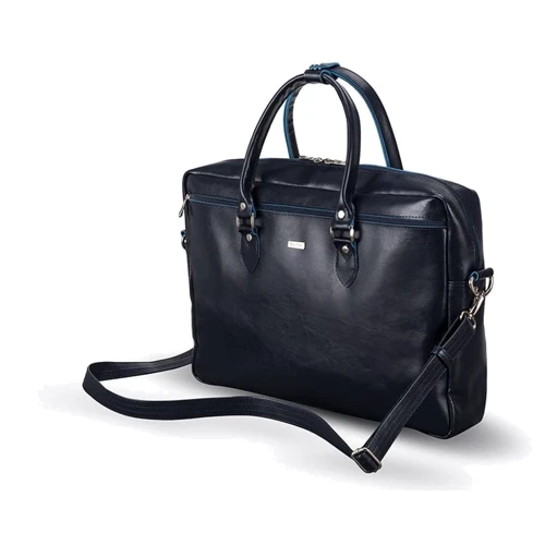Сумка для ноутбуков Felice 17" MARINA Ladies Leather Bag Blue (MarinaBlue): Материал кожа