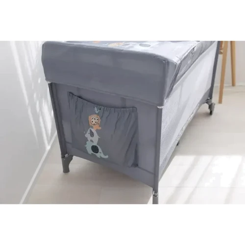 Манеж-кроватка FreeON со вторым ярусом Elephants (81514)