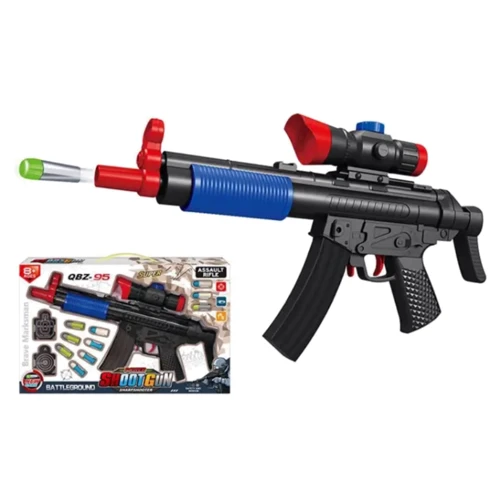 Автомат 40 см шары (пластик) 10 шт. мишень 2 шт. (019-1A): Производитель Noname