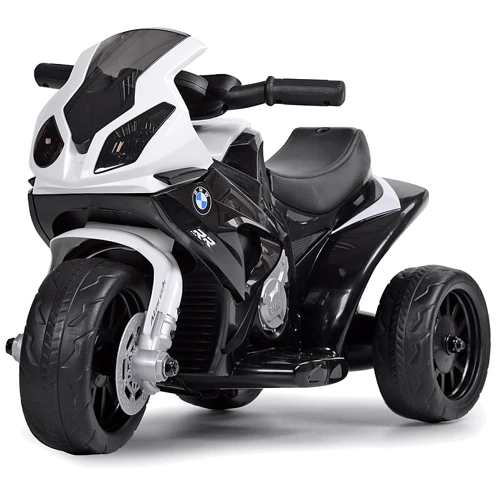 Дитячий електромотоцикл Bambi BMW чорно-білий (JT5188L-2): Вид мотоцикл