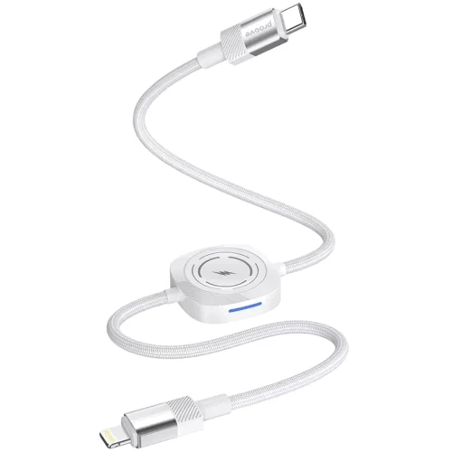 Кабель Proove Cable USB-C to Lightning Multi Charging 27W 1m White