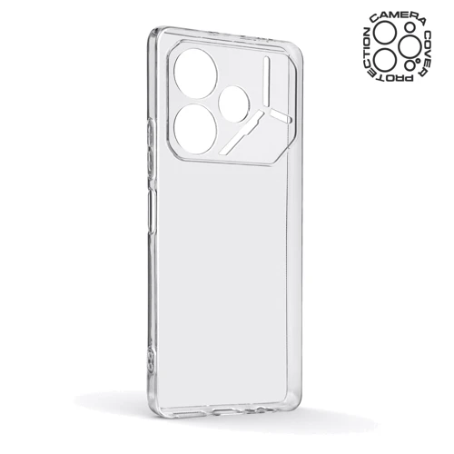 Чохол для телефона ArmorStandard Air Series Camera cover Transparent for Tecno Pova 6 (LI7) (ARM78222): Колір прозрачный