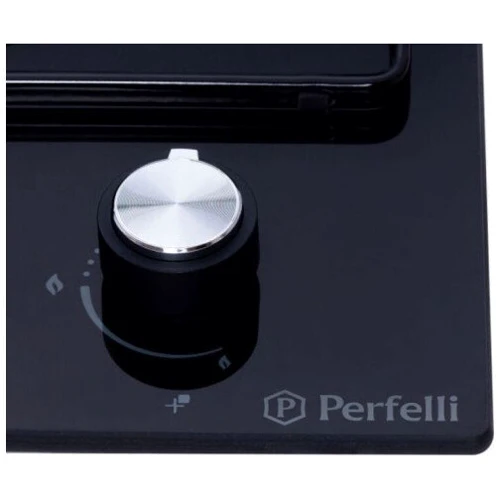 Варильна поверхня газова Perfelli HGG 61414 BL: Кількість конфорок 4
