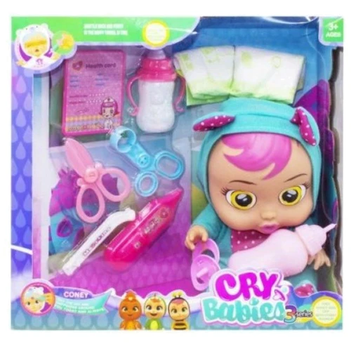 Пупс Cry Babies Зайчик блакитний (3360-20): Виробник Cry Babies