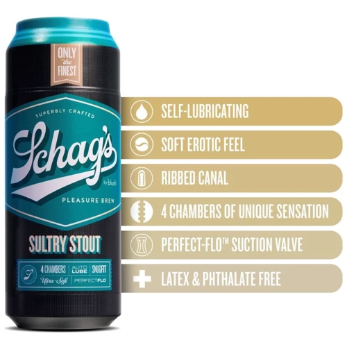 Мастурбатор Schag's by Blush - Sultry Stout Masturbator - Frosted