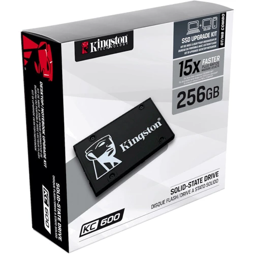 Kingston KC600 256 GB Upgrade Bundle Kit (SKC600B/256G): Інтерфейс підключення SATA III