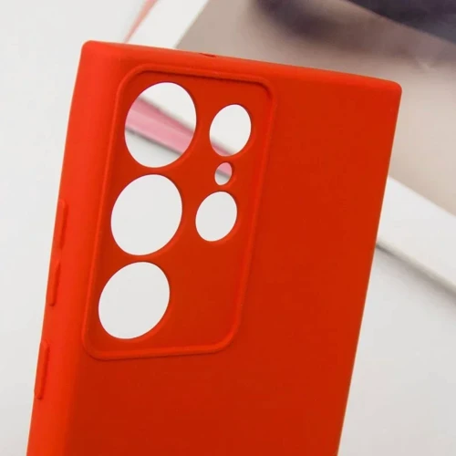 Чехол для телефонов Lakshmi Case Silicone Cover Full Camera Red for Samsung S928 Galaxy S24 Ultra: Цвет красный
