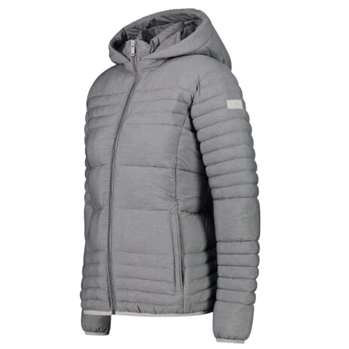Куртка CMP Woman Jacket Snaps Hood 31K2776M-A231 44 (36) серая демисезон с капюшоном: Вид Куртки