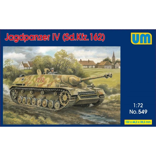 Німецька САУ UNIMODELS Jagdpanzer IV (Sd.Kfz.162)