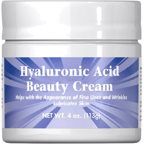 Puritan's Pride Hyaluronic Acid Beauty Cream Крем для обличчя з гіалуроновою кислотою 113 г